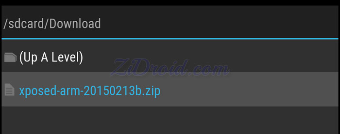 TWRP Install Xposed Framework