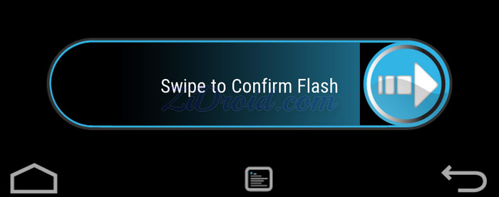 TWRP Swipe to Confirm Flash